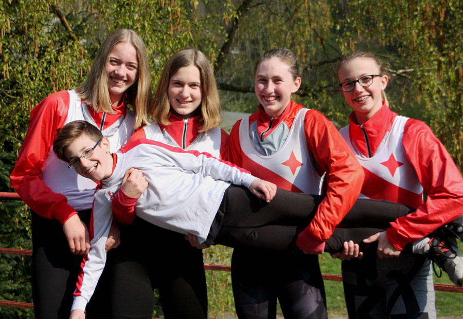 Julia, Lisa, Clara, Melina und Christian