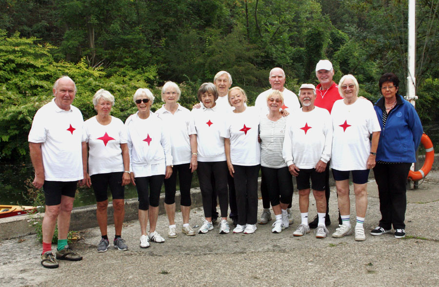 Das Barkenteam. Es fehlt Pitze Wilhelm.