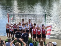 Hannah und Sophie Brozio Finn Lohmeyer Willy Dörfler und Steuermann Semih Beck