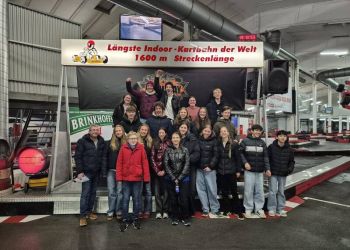 Sportehrung 2025 auf der Kartbahn.